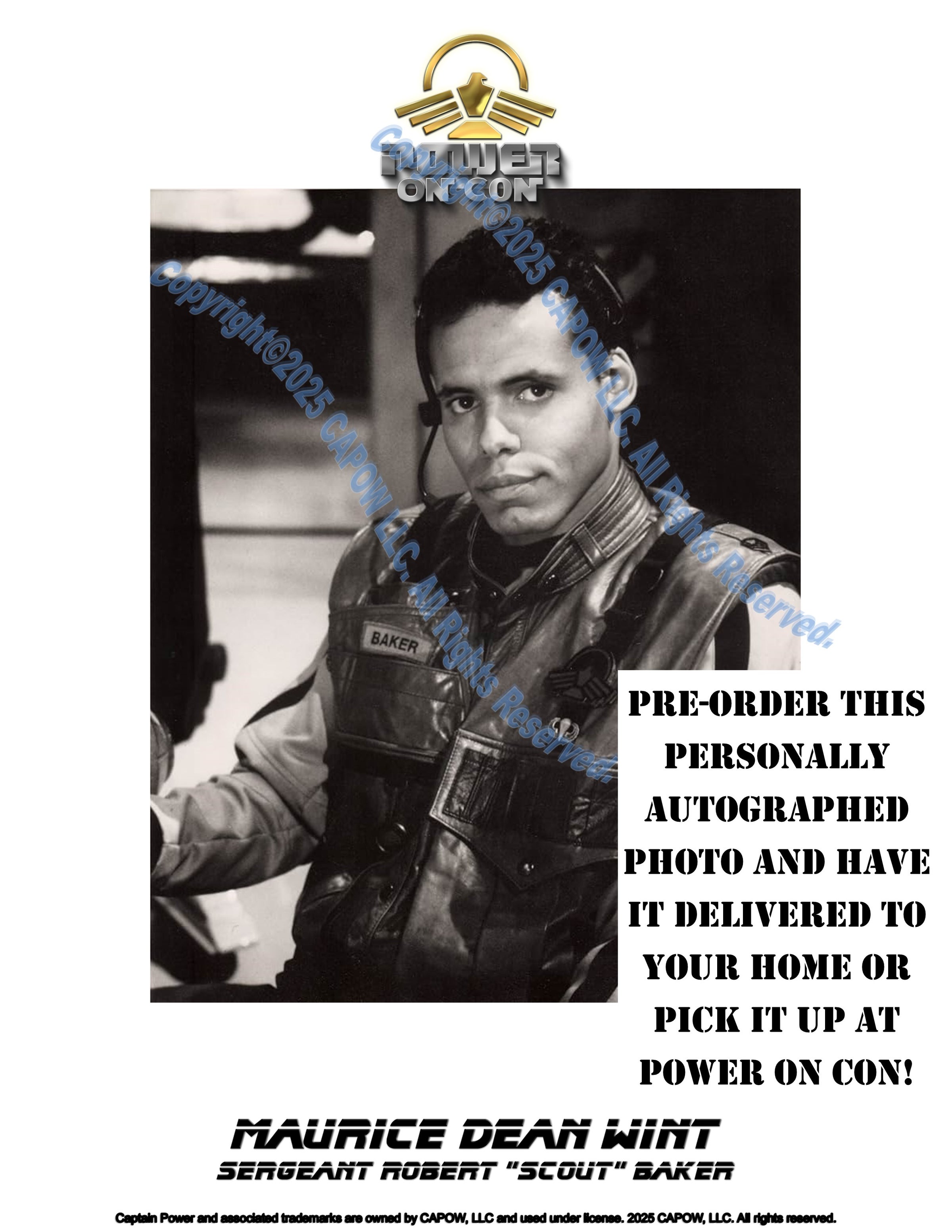 Maurice Dean Wint Authentic Autograph ('Scout') 8