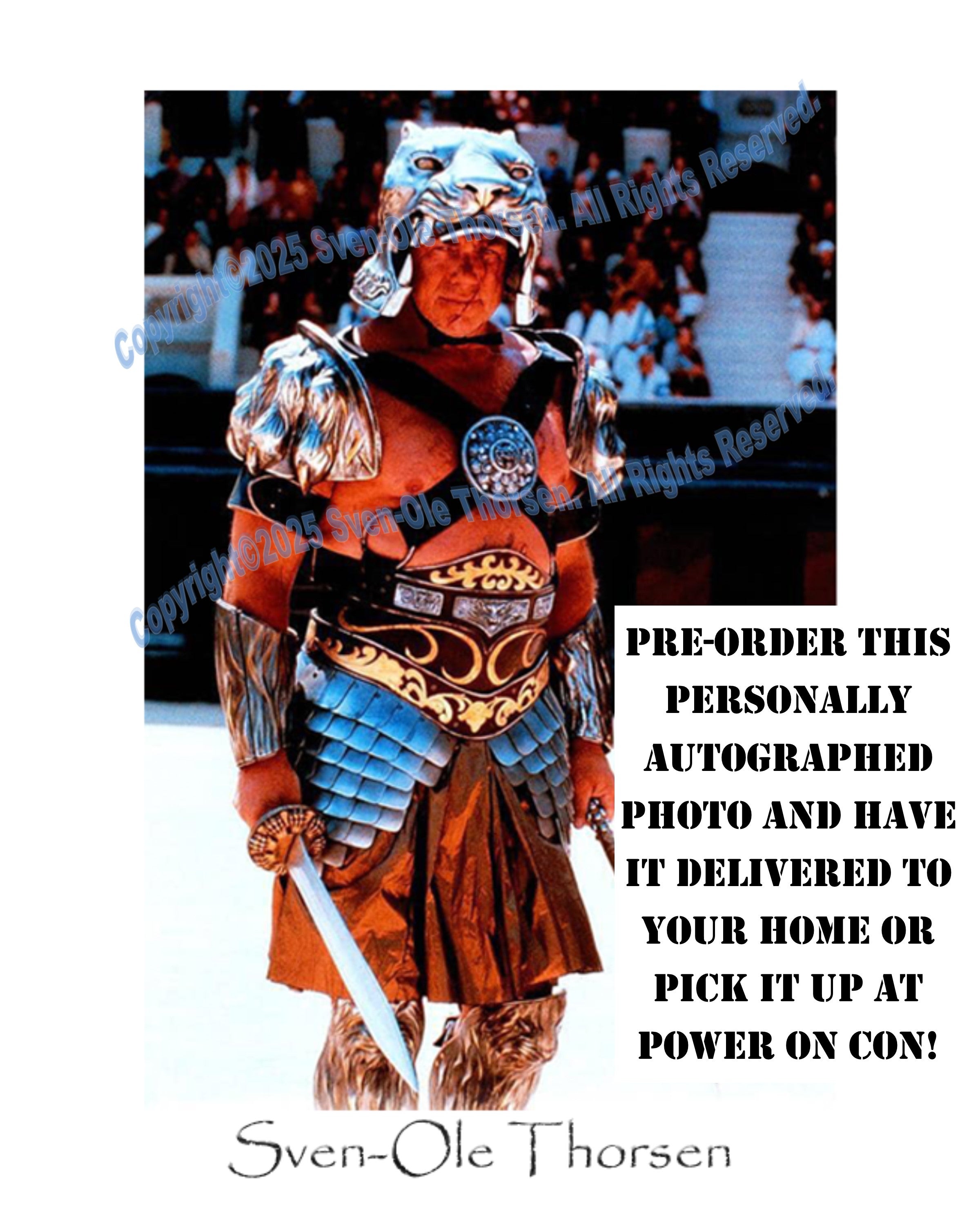 Sven-Ole Thorsen Authentic Autograph ('Gladiator') 8